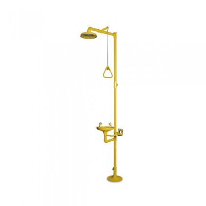 ABS BOWL COMBINATION EMERGENCY SHOWER & EYEWASH